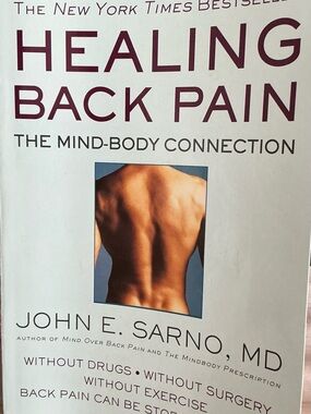 Book HEALING BACK PAIN, 193 pages, men & women/ paperback